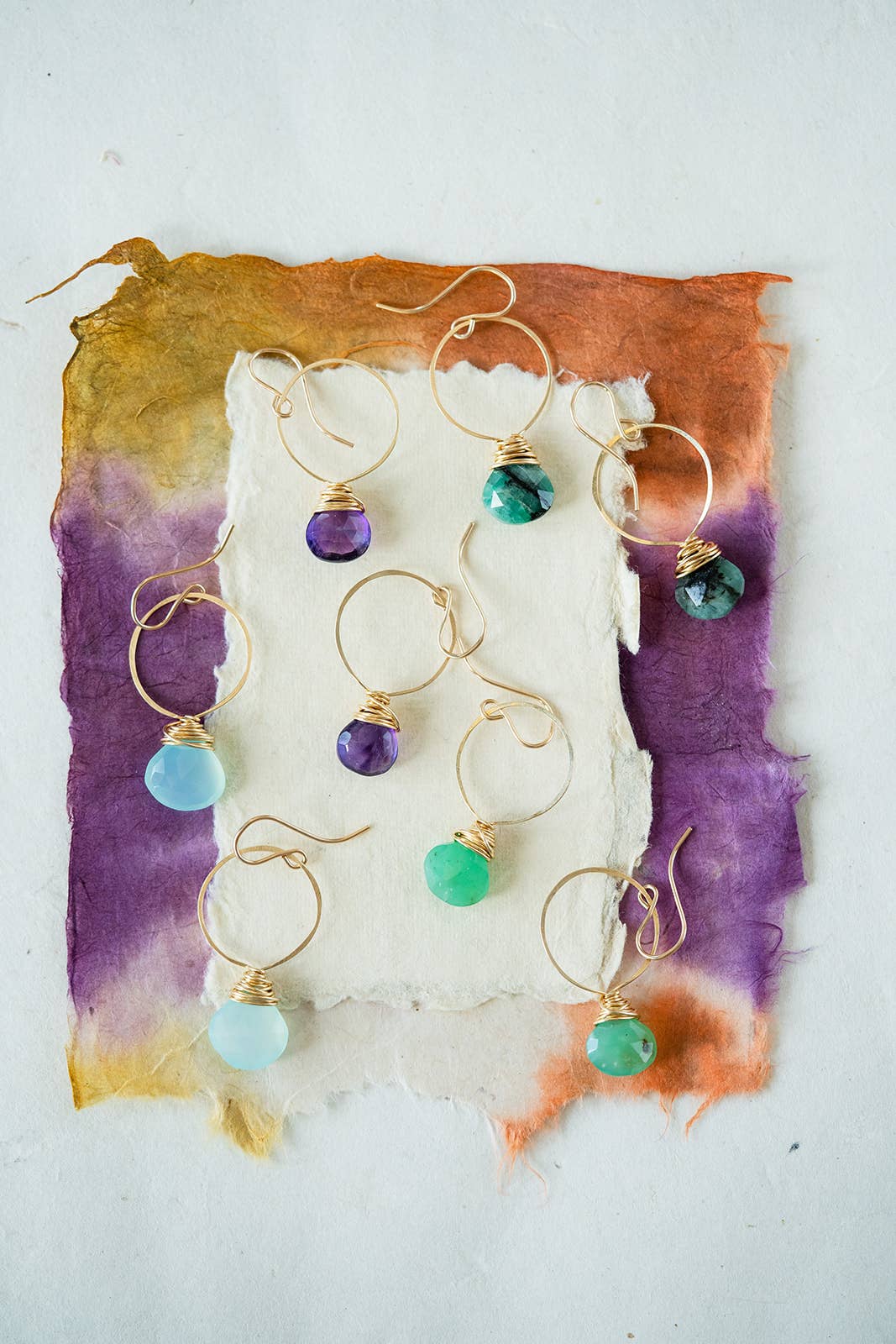 MEGAN Hoop and Drop Earrings